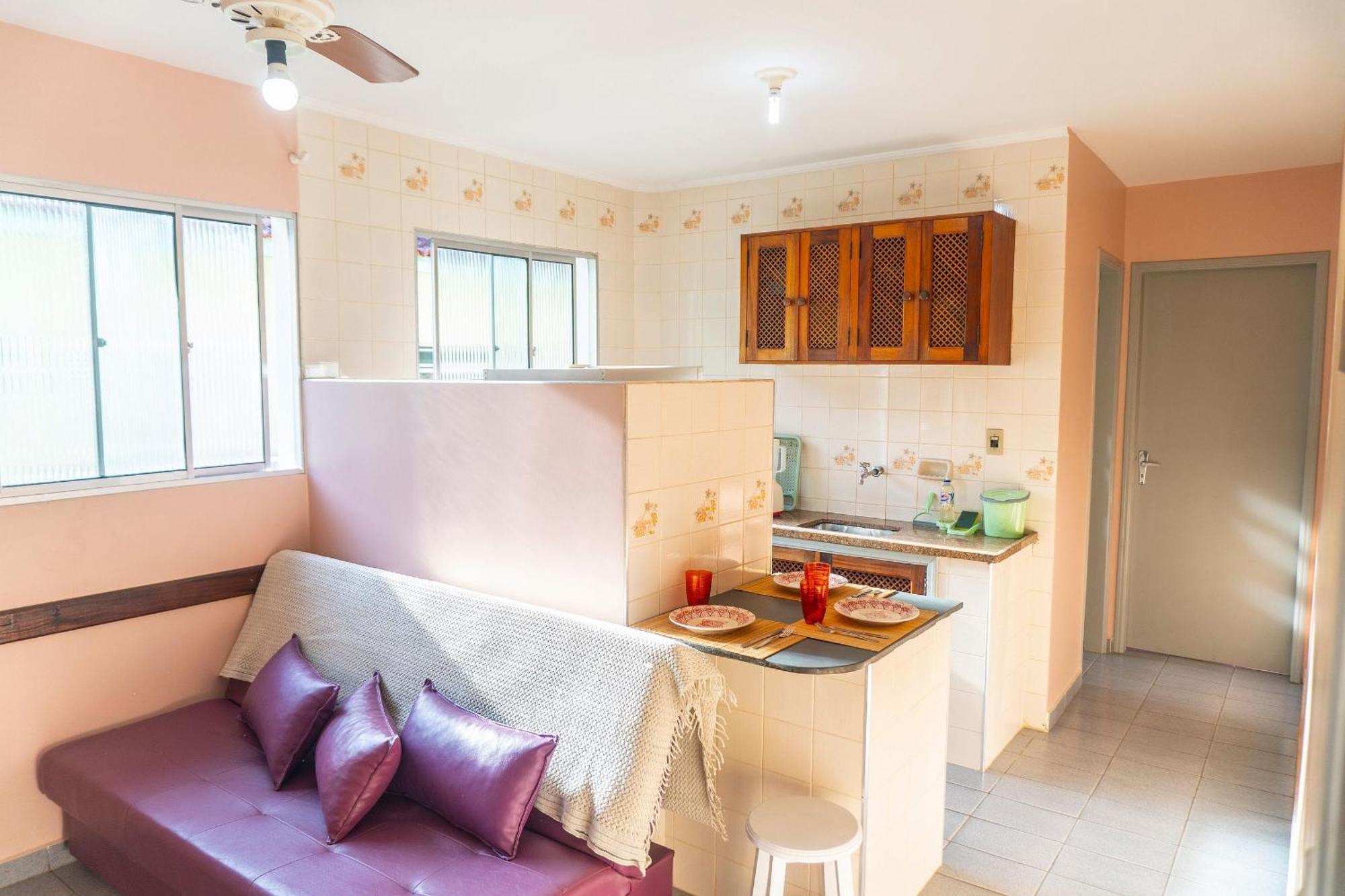 Apartamentos Incriveis Primeira Quadra Mar Wifi Ubatuba Bagian luar foto